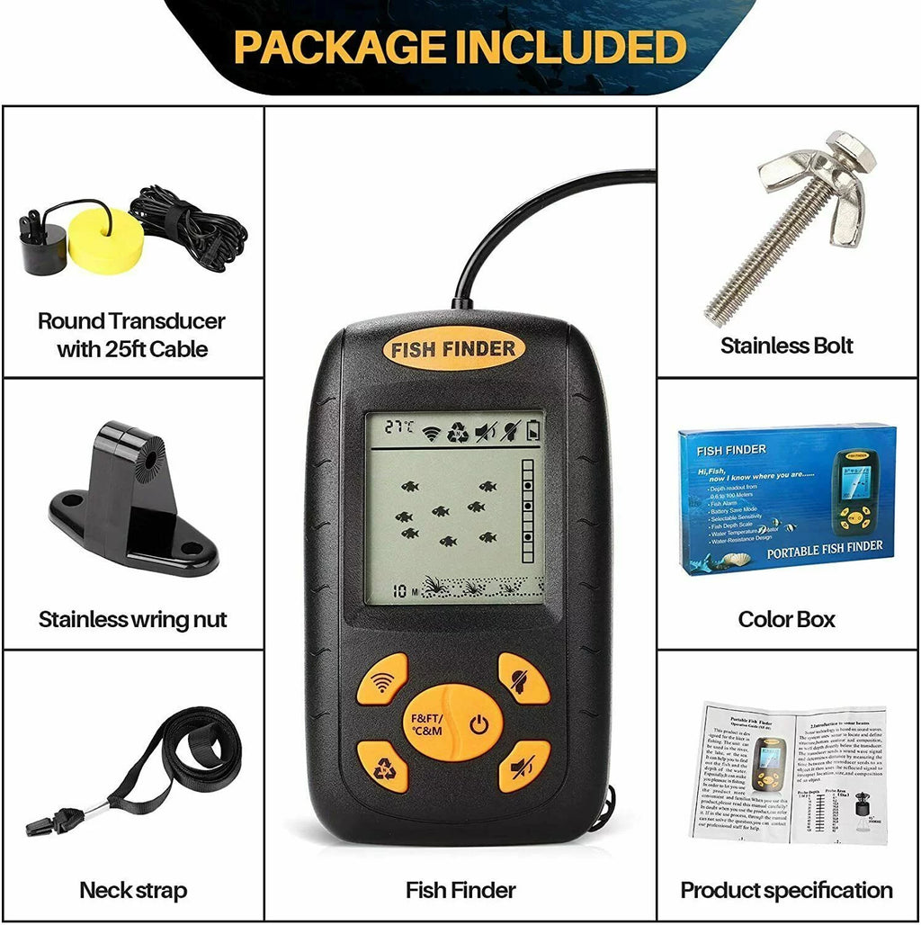 Portable Fish Finder Sonar Transducer B7824
