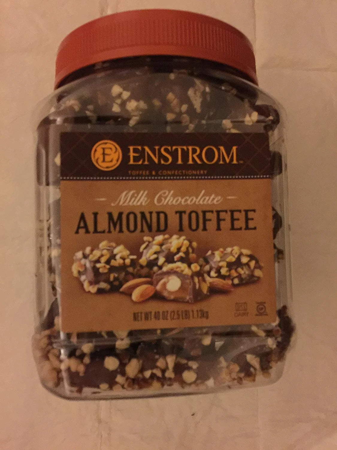 Milk Chocolate Almond Toffee 40 Oz Pack Of 4 N515