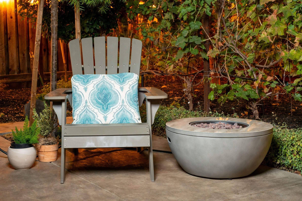 28x22 Round Gas Fire Pit W155