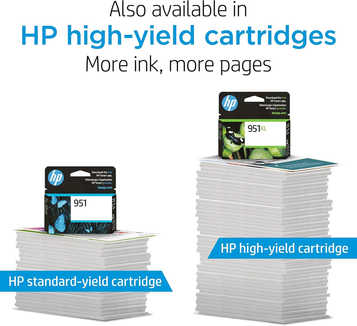 HP 951 Cyan, Magenta, Yellow Ink Cartridges (3-pack) E190