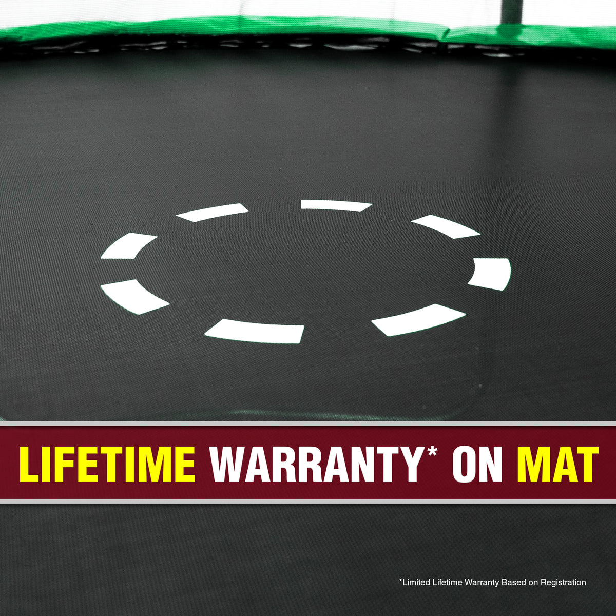12' Trampoline with Safety Enclosure & Jump Mat X480