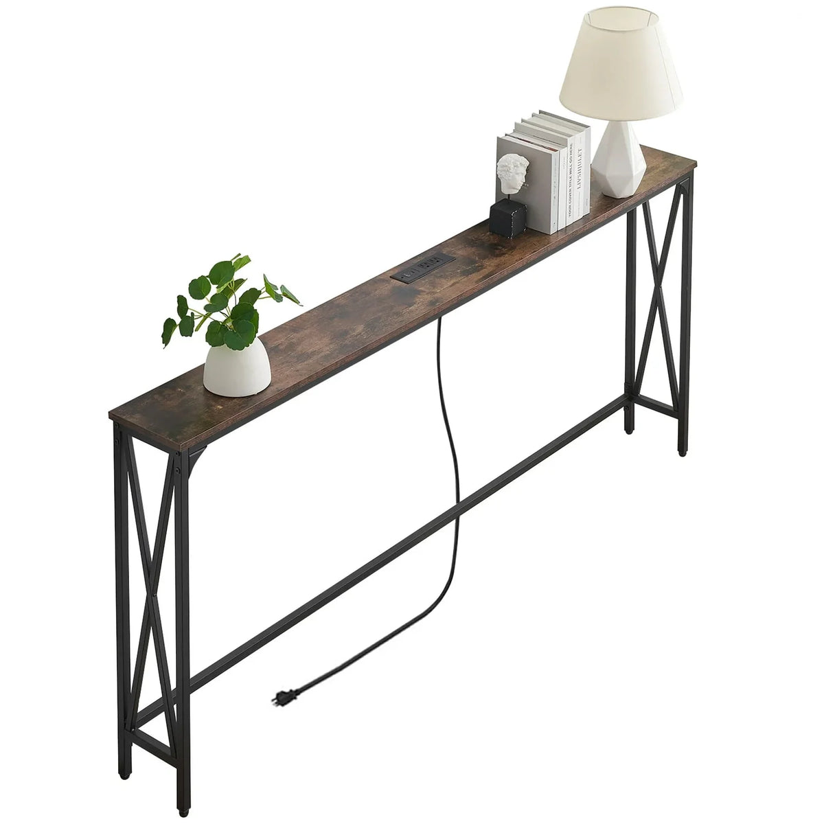 Console Table with Power Outlets H6117