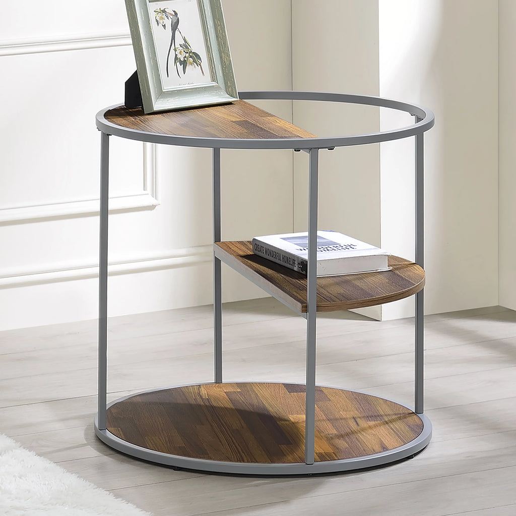 2-Piece Gray Coffee Table Set D477
