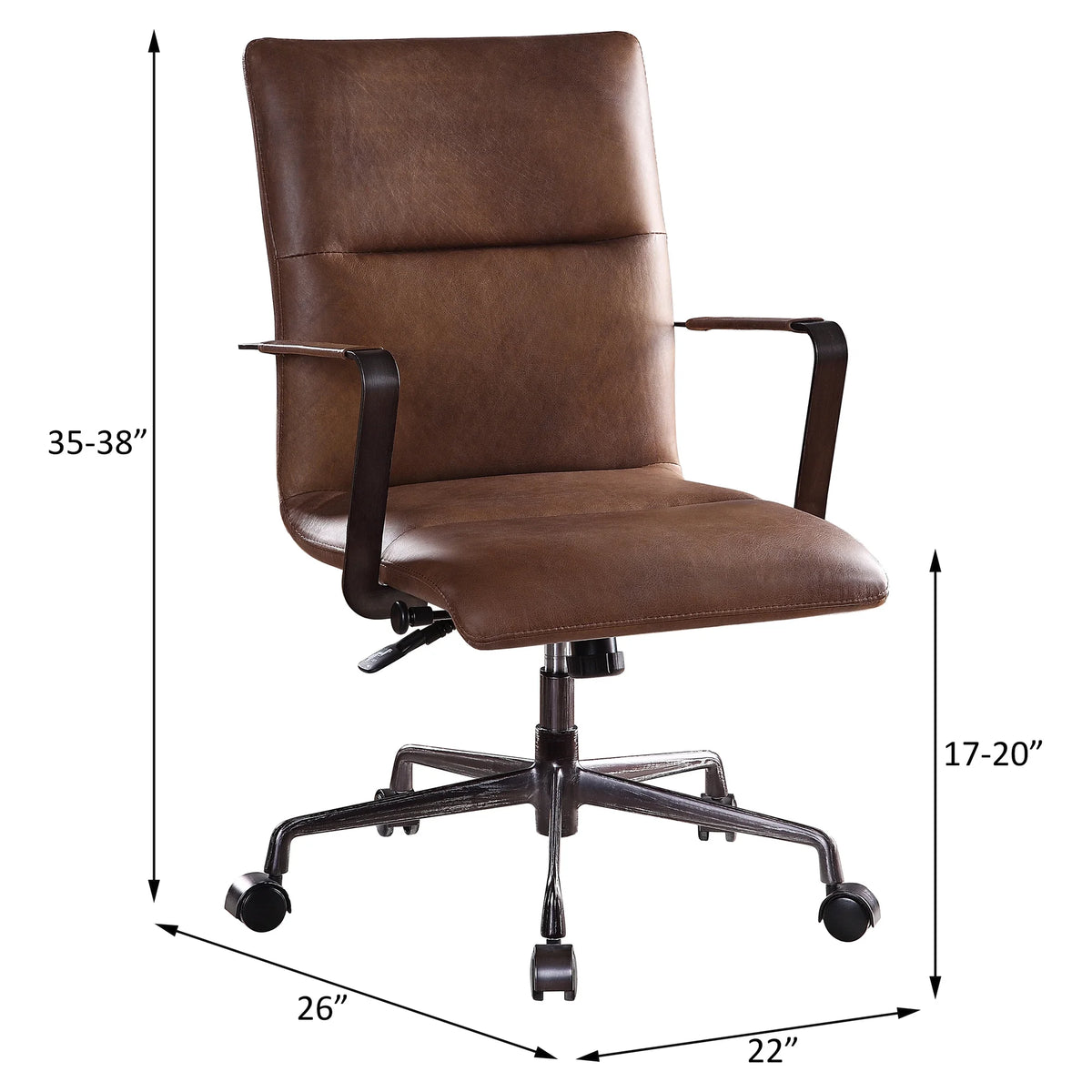Vintage Chocolate Executive Office Chair with Lift K8560