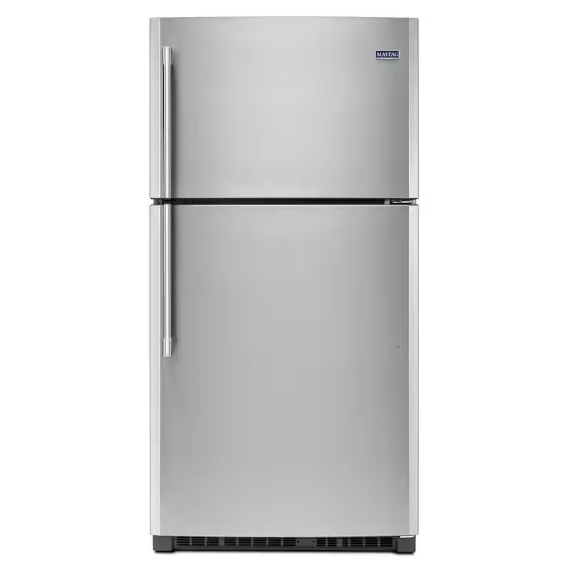 21 cu. ft. Top Freezer Refrigerator in Stainless Steel S625