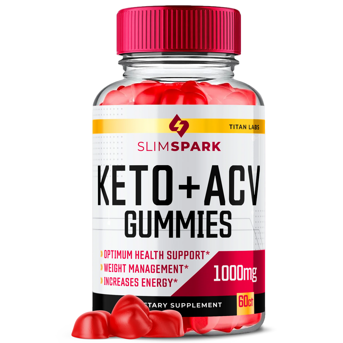 Apple Cider Vinegar Supplement Gummies with Folic Acid 60 Gummies X45121