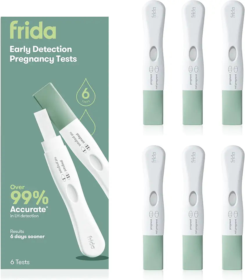 Early Detection Pregnancy Tests, 6 HCG Test Strips K39087