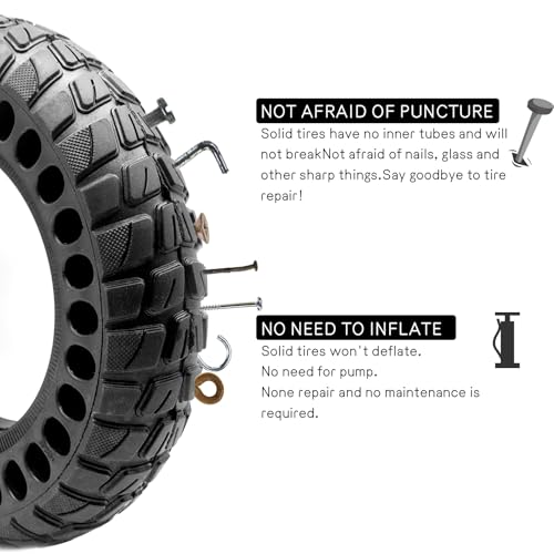 10 inch Solid Rubber Scooter Tires O6983