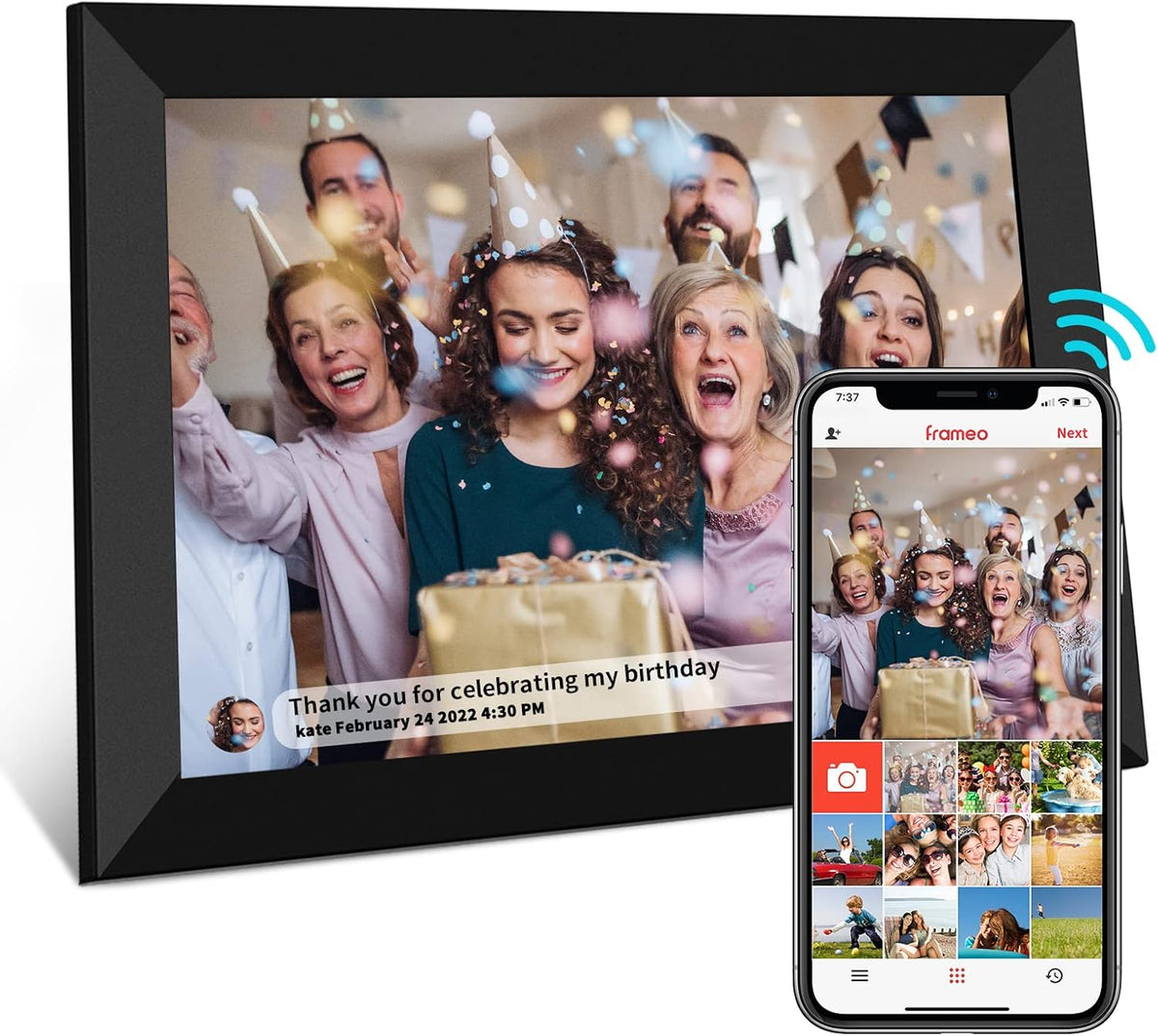 10 inch IPS Touch Screen WiFi Digital Photo Frame B3225