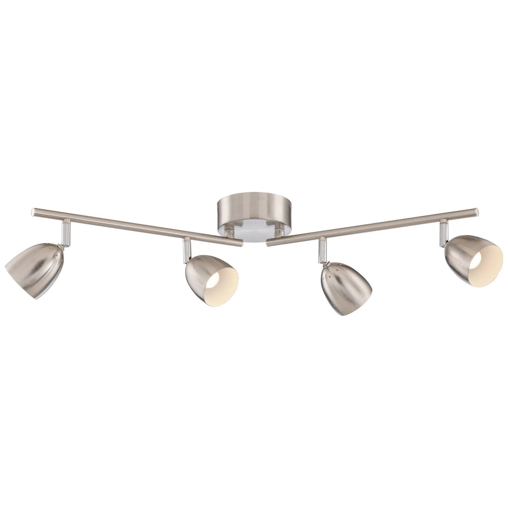 4-Light Satin Nickel LED Track Fixture Z56209