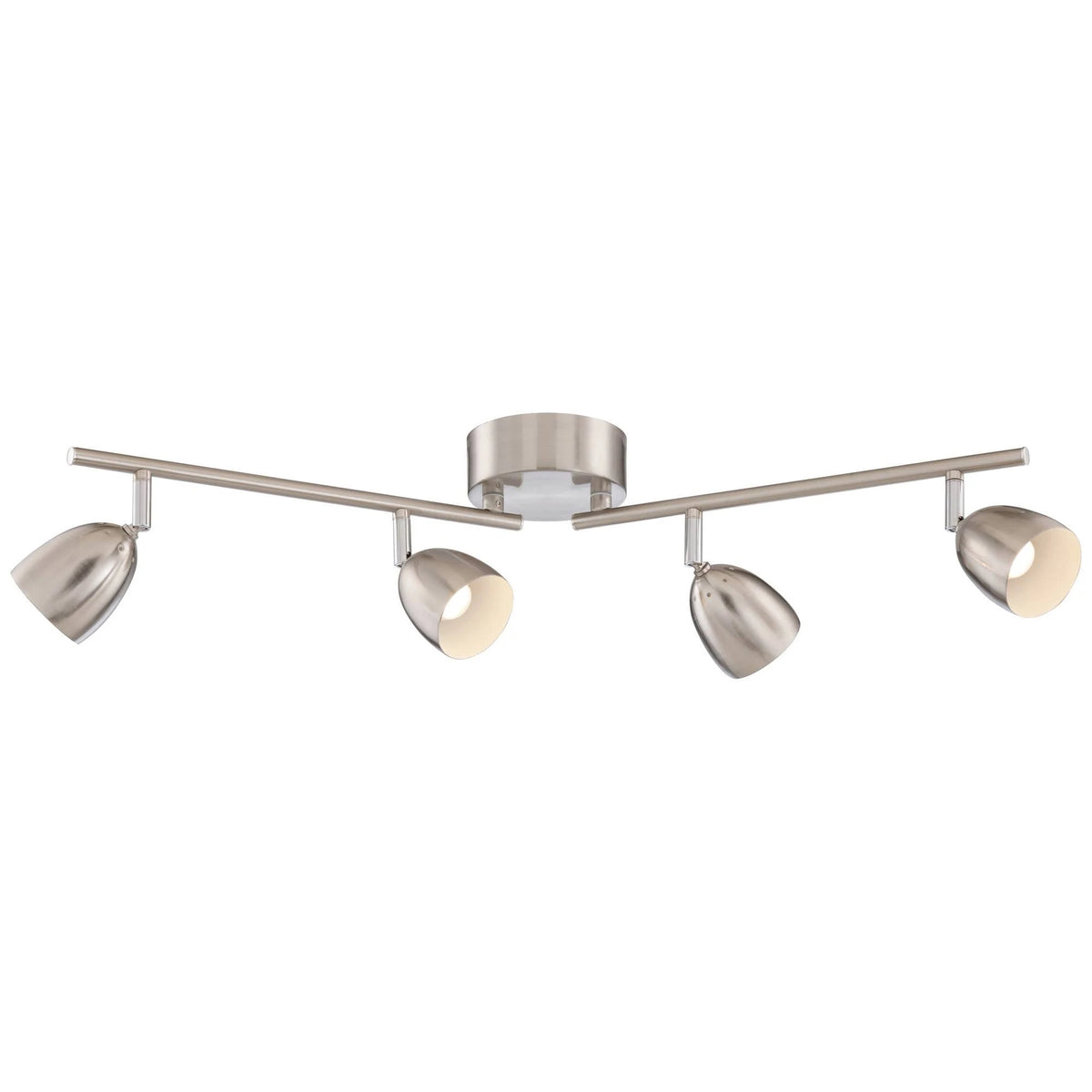 4-Light Satin Nickel LED Track Fixture Z56209