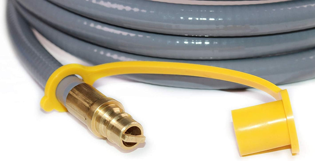 24 Feet 3/8-inch ID Natural Gas Grill Hose with Quick Connect Propane Gas Hose Assembly, CSA Certified Pack of 2 S340339