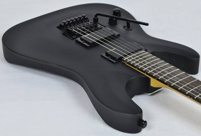Satin Black Left Handed Electric Guitar U373