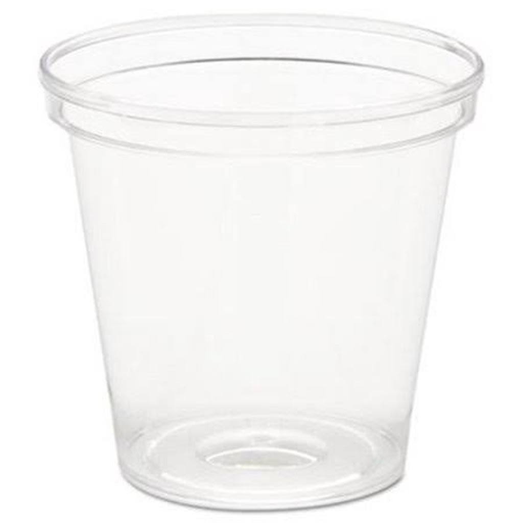 1 oz Clear Plastic Portion Shot Glass M545