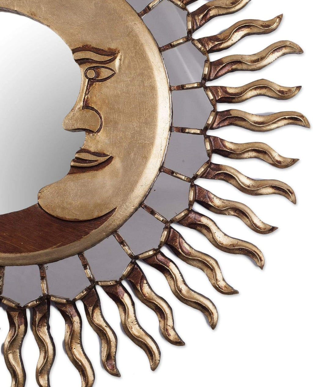 Bronze Leaf Wall Mounted Mirror U7771