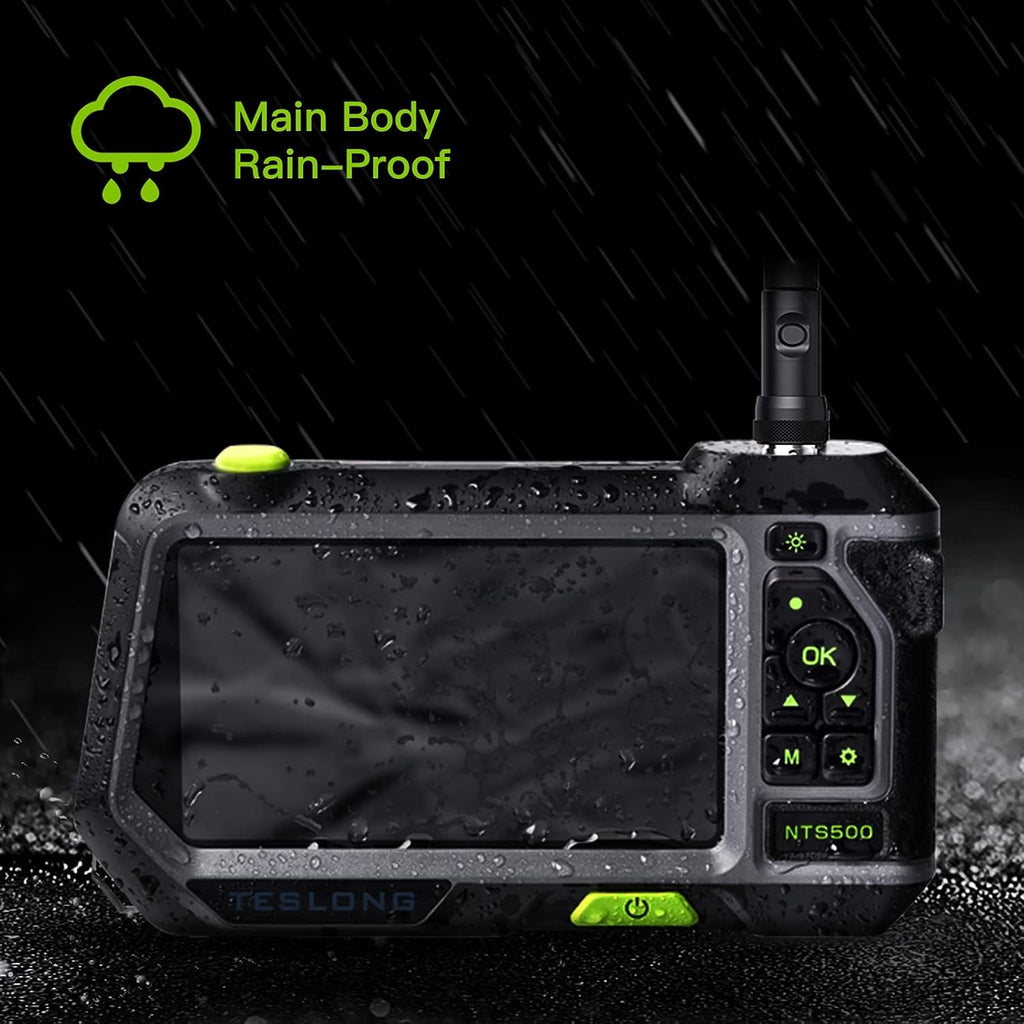 Industrial Borescope Inspection Camera with 5inch 720P HD Screen, 16.5ft E5854