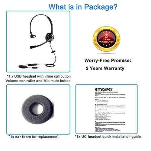 Mono USB Headset with Noise Cancelling Microphone Z6315