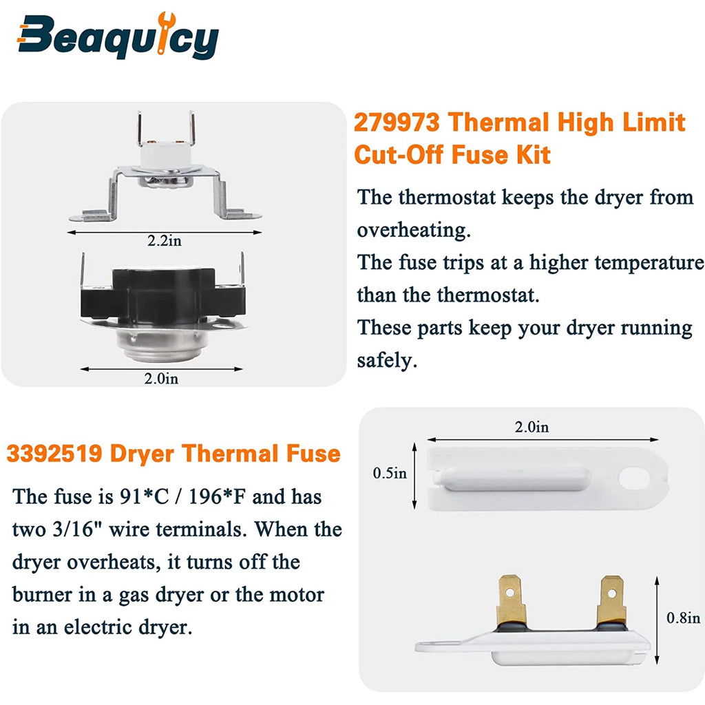 Dryer Heating Element with Thermal Fuse Kit B5911