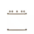 Gas Range Handle and Knob Kit in Brushed Bronze F247790