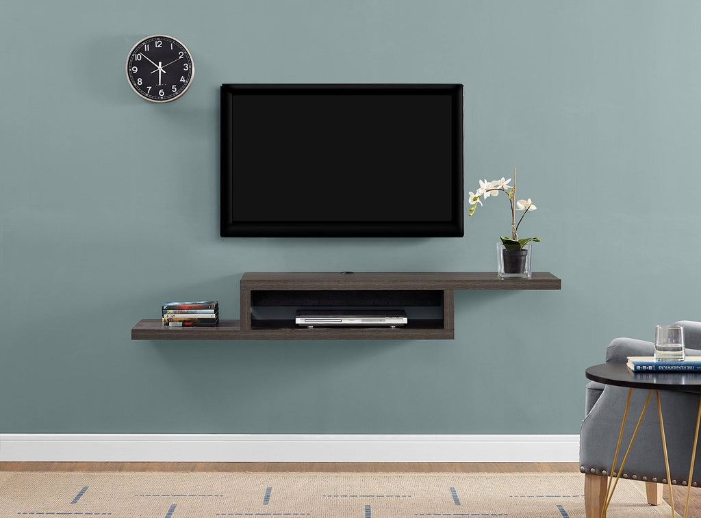 60inch Skyline Walnut Wall Mounted TV Console V816328