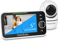 5 Inch Pan-Tilt-Zoom Video Baby Monitor with Camera and Audio A295672