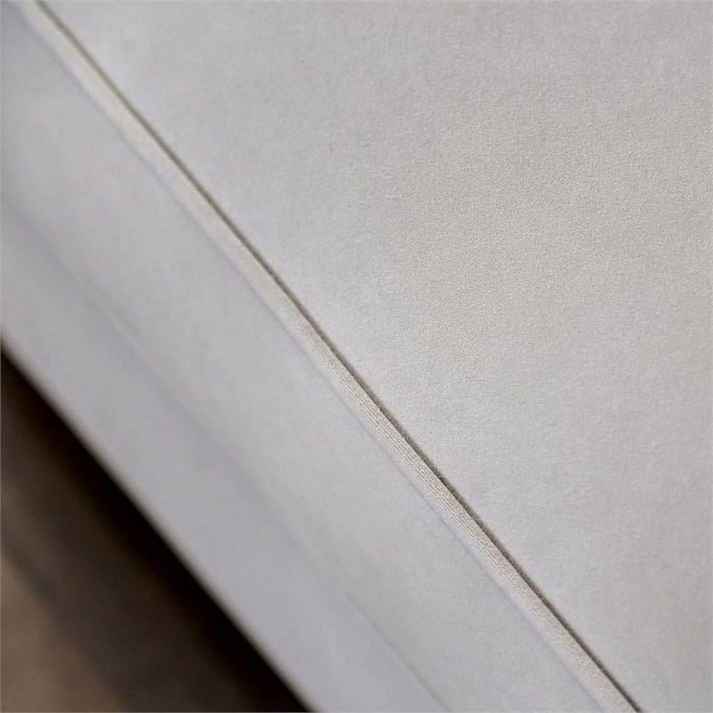 Light Gray Fabric Nailhead Sofa N8464