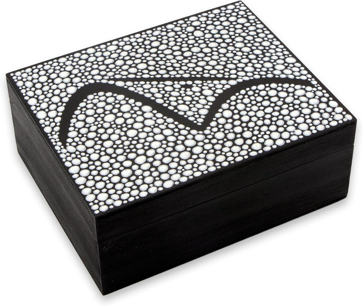 Azure Wood Jewelry Box N977