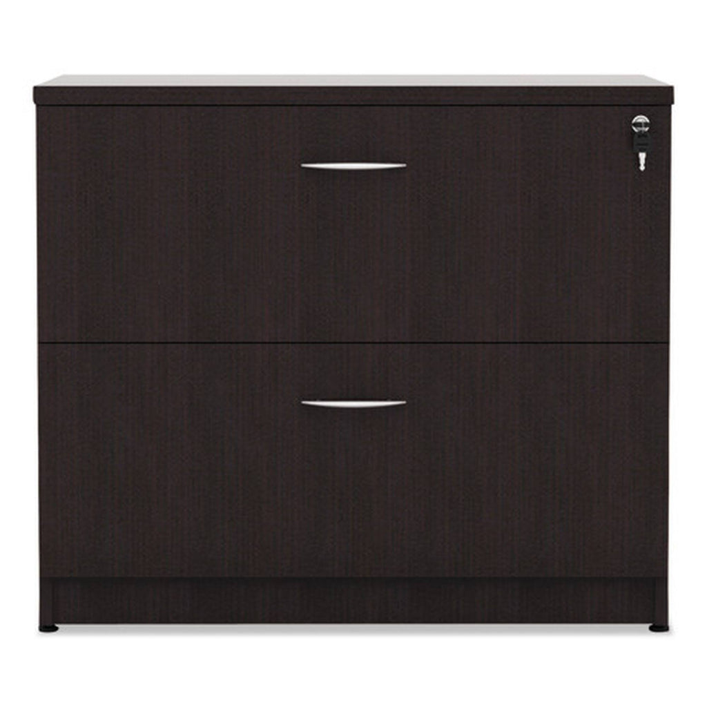 2-Drawer Lockable Filing Cabinet, Espresso J459
