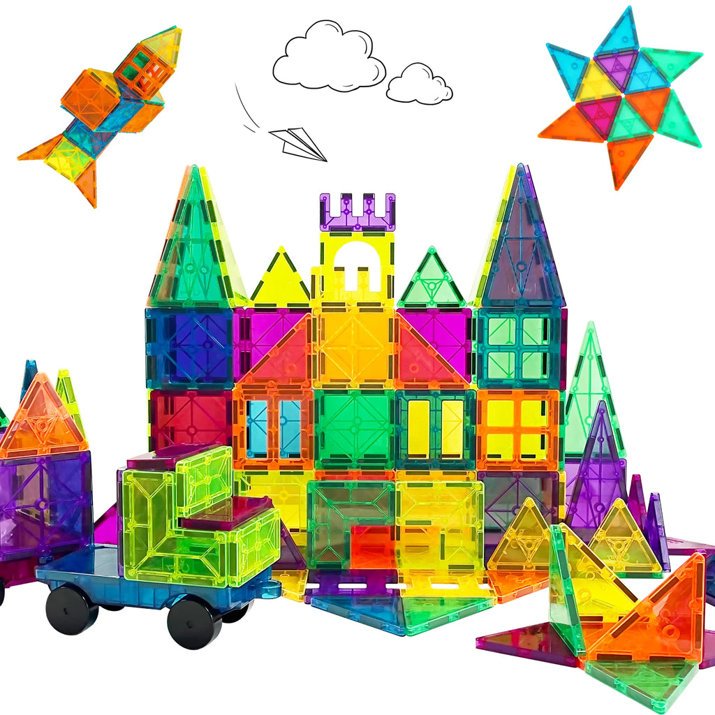 120 Pcs 3D Color Magnet Building Tiles Set Q2874
