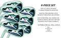 Left Handed 8-Piece Women's Iron Set Steel Shaft C97642