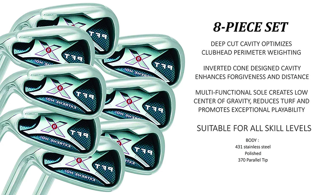 Left Handed 8-Piece Women's Iron Set Steel Shaft C97642