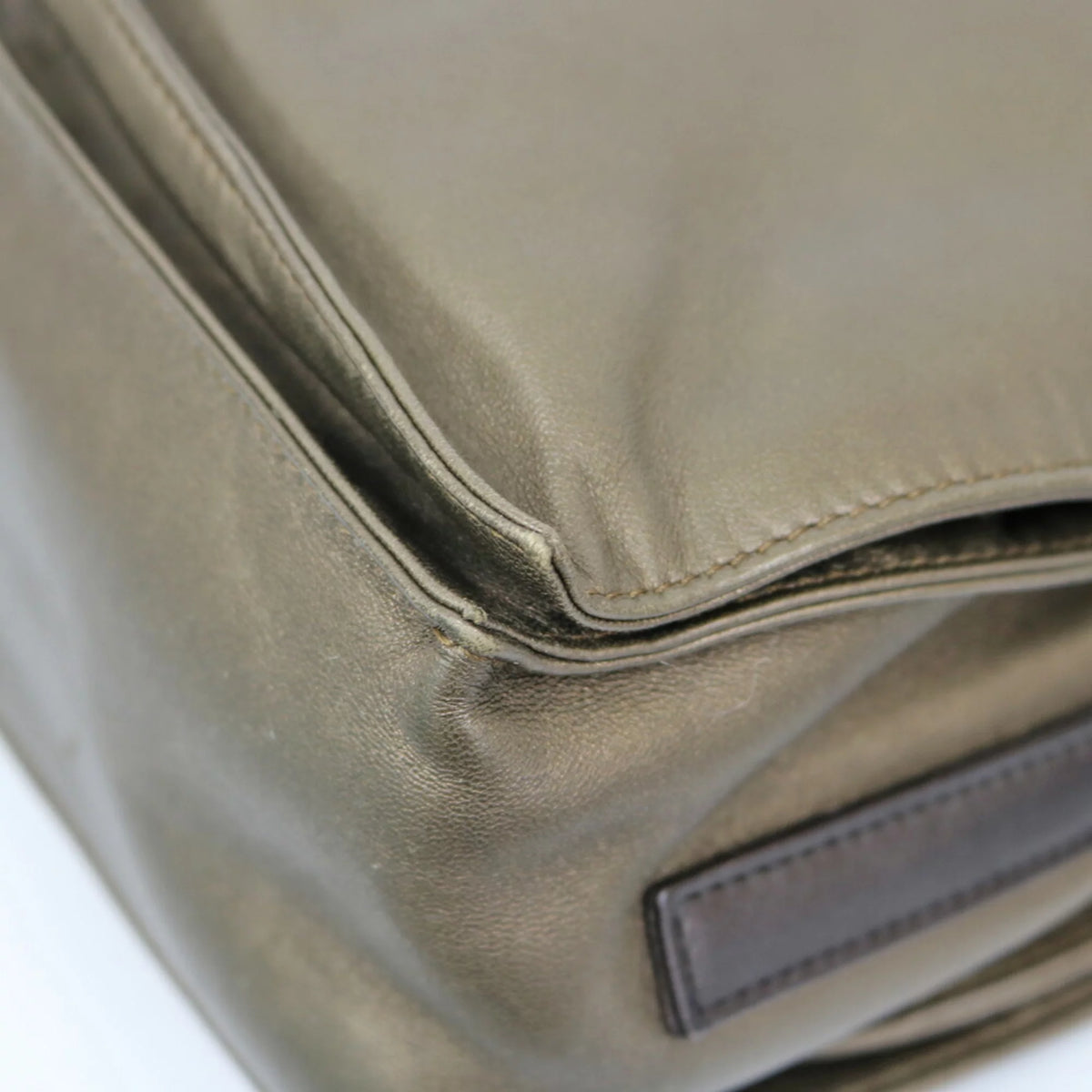 Pre-Owned Bronze Shoulder Bag I26378
