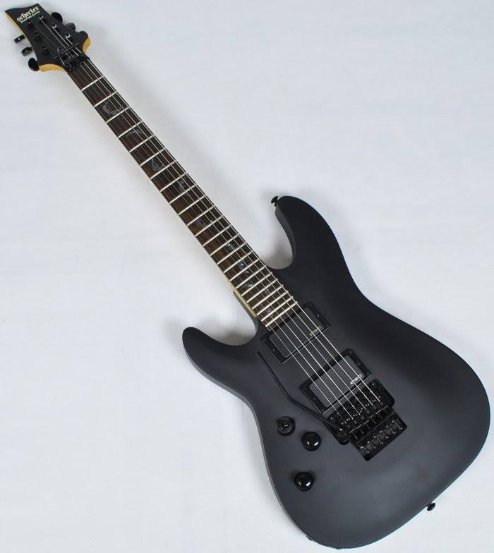 Satin Black Left Handed Electric Guitar U373