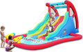 Inflatable Water Slide with Climbing Wall and Pool H79283