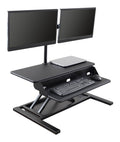 Adjustable Standing Desk Converter with Dual M E696