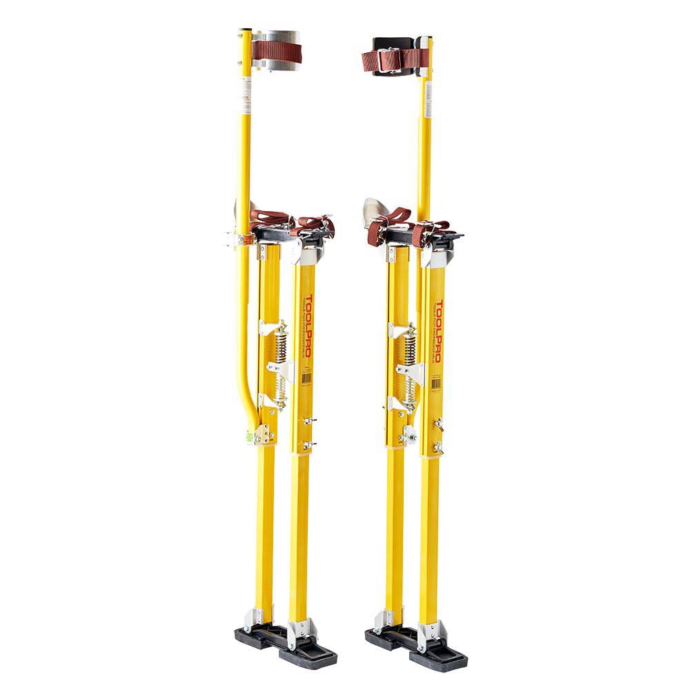 36 in. to 48 in. Magnesium Adjustable Drywall Stilts K6801