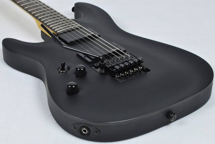 Satin Black Left Handed Electric Guitar U373