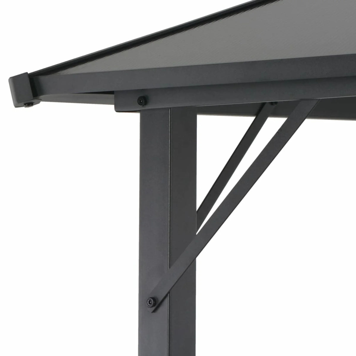 Black Outdoor Gazebo Canopy Tent 18.9ft x 9.5ft x 10.1ft S17654