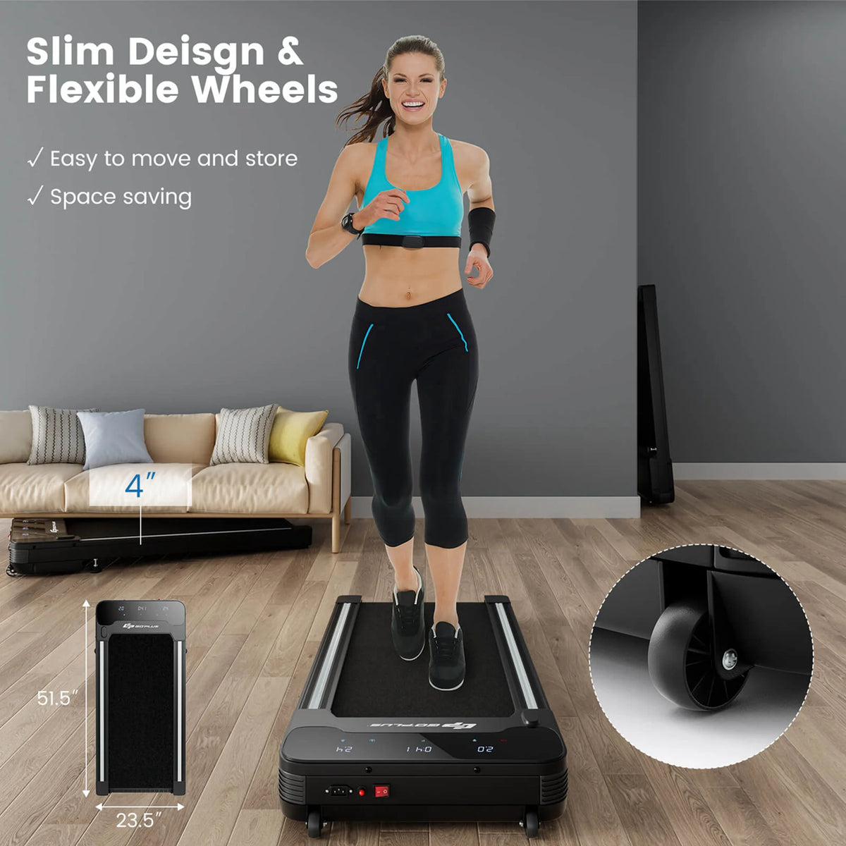 Under-Desk Walking Treadmill M327