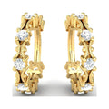 Rose Yellow 18kt Gold Hoop Earrings P341986