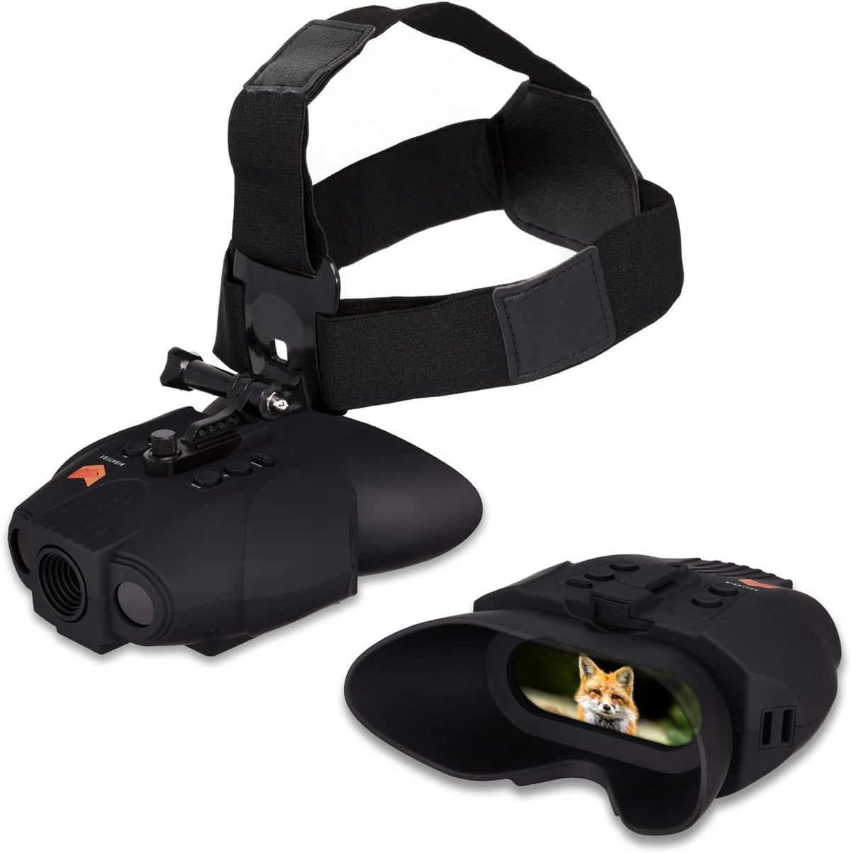 Night Vision Goggles Digital Infrared 1x Magnification 75yd Range Rechargeable Battery H443