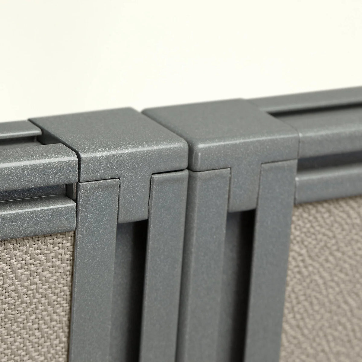 L Shaped Cubicle Desk with Panels I723