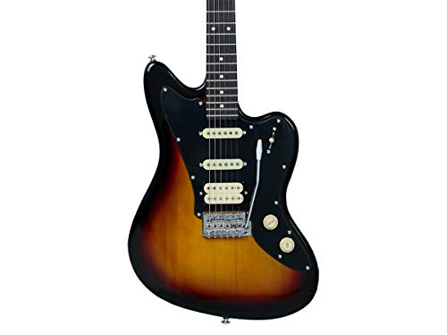 6 String Basswood Body Electric Guitar Sunburst R2805