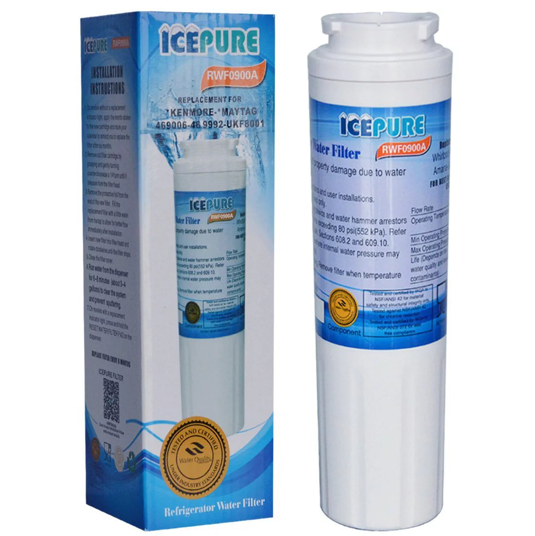 Refrigerator Water Filter 2 Pack Q18771